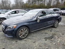 Mercedes-Benz salvage cars for sale: 2016 Mercedes-Benz C 300 4matic