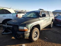 Dodge salvage cars for sale: 2000 Dodge Dakota Quattro