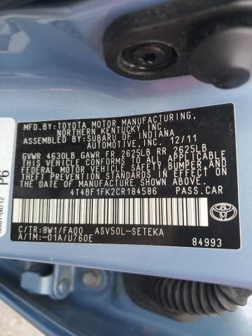 2012 Toyota Camry Base