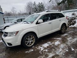 Salvage cars for sale from Copart Lyman, ME: 2013 Dodge Journey R/T