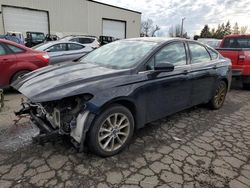 Salvage cars for sale at Woodburn, OR auction: 2017 Ford Fusion SE