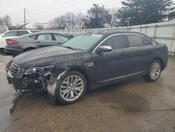 Salvage cars for sale at Moraine, OH auction: 2016 Ford Taurus Limited