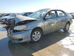 Salvage cars for sale from Copart Grand Prairie, TX: 2004 Toyota Corolla CE