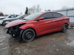 Salvage cars for sale at Bowmanville, ON auction: 2013 Hyundai Elantra GLS