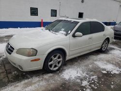 Salvage cars for sale from Copart Farr West, UT: 2003 Nissan Maxima GLE