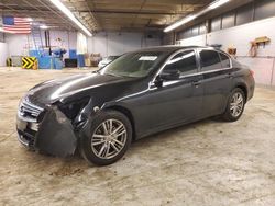 Salvage cars for sale at Wheeling, IL auction: 2011 Infiniti G37