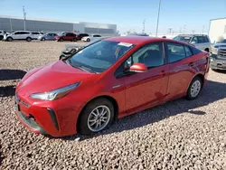 Salvage cars for sale from Copart Phoenix, AZ: 2020 Toyota Prius L