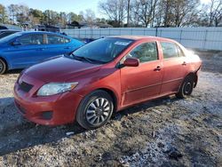 Salvage cars for sale from Copart Fairburn, GA: 2010 Toyota Corolla Base