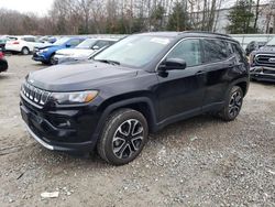 Jeep Compass salvage cars for sale: 2022 Jeep Compass Limited