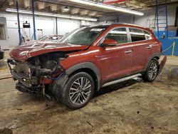 Salvage cars for sale from Copart Wheeling, IL: 2019 Hyundai Tucson Limited