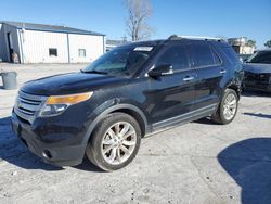 Salvage cars for sale at Tulsa, OK auction: 2015 Ford Explorer XLT