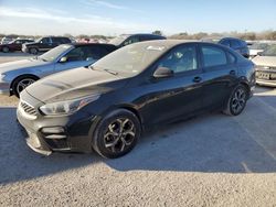 Salvage cars for sale from Copart San Antonio, TX: 2020 KIA Forte FE