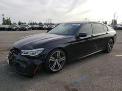 Salvage cars for sale at Rancho Cucamonga, CA auction: 2016 BMW 750 XI
