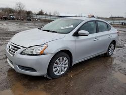 Salvage cars for sale from Copart Columbia Station, OH: 2013 Nissan Sentra S