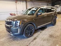 Salvage cars for sale at Wheeling, IL auction: 2020 KIA Telluride SX