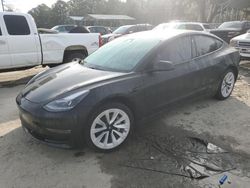 Flood-damaged cars for sale at auction: 2021 Tesla Model 3