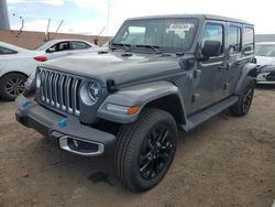Salvage cars for sale from Copart Albuquerque, NM: 2022 Jeep Wrangler Unlimited Sahara 4XE