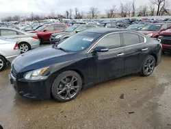 Salvage cars for sale at Bridgeton, MO auction: 2014 Nissan Maxima S