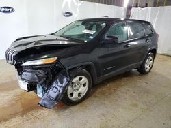 Jeep Cherokee Sport salvage cars for sale: 2016 Jeep Cherokee Sport