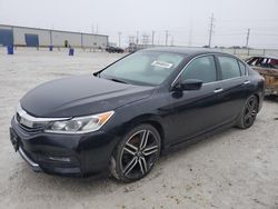 Salvage cars for sale from Copart Haslet, TX: 2016 Honda Accord Sport