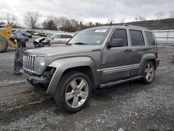 Salvage cars for sale at Grantville, PA auction: 2012 Jeep Liberty JET