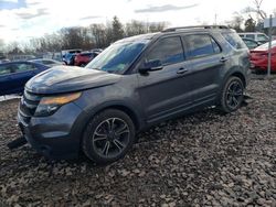 Ford Explorer salvage cars for sale: 2015 Ford Explorer Sport