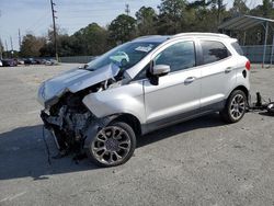 Salvage cars for sale from Copart Savannah, GA: 2021 Ford Ecosport Titanium