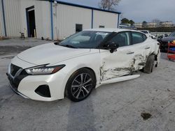 Salvage cars for sale at Tulsa, OK auction: 2021 Nissan Maxima SV