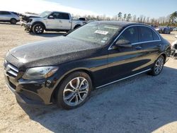 Salvage cars for sale from Copart Houston, TX: 2018 Mercedes-Benz C 300 4matic