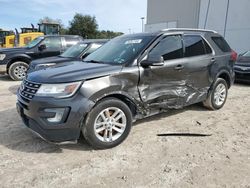 Salvage cars for sale at Apopka, FL auction: 2017 Ford Explorer XLT