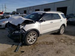 Salvage cars for sale at Jacksonville, FL auction: 2014 Ford Explorer Limited