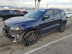 Salvage cars for sale at Van Nuys, CA auction: 2018 Jeep Grand Cherokee Overland