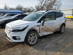 Salvage cars for sale at Wichita, KS auction: 2018 Ford Escape SEL