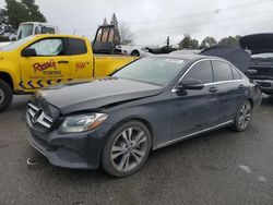 Vehiculos salvage en venta de Copart San Martin, CA: 2017 Mercedes-Benz C300