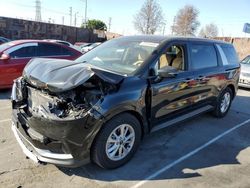 Salvage cars for sale from Copart Wilmington, CA: 2022 KIA Carnival LX