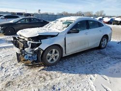 Salvage cars for sale from Copart Kansas City, KS: 2022 Chevrolet Malibu LS