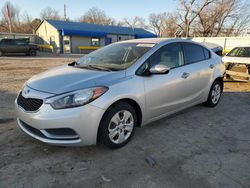 Salvage cars for sale from Copart Wichita, KS: 2016 KIA Forte LX