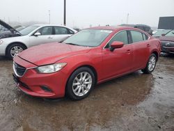 Salvage cars for sale at Woodhaven, MI auction: 2016 Mazda 6 Sport