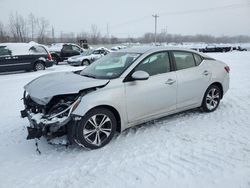 Salvage cars for sale at Leroy, NY auction: 2020 Nissan Sentra SV