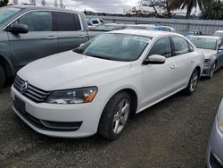 Volkswagen salvage cars for sale: 2013 Volkswagen Passat SE