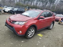 Salvage cars for sale from Copart Waldorf, MD: 2015 Toyota Rav4 Limited