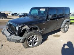 Salvage cars for sale from Copart Amarillo, TX: 2015 Jeep Wrangler Unlimited Sport