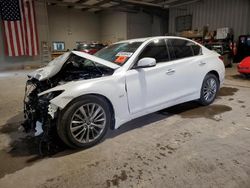 Salvage cars for sale from Copart West Mifflin, PA: 2018 Infiniti Q50 Luxe