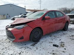 Salvage cars for sale from Copart Columbus, OH: 2018 Toyota Corolla L