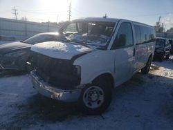 Salvage cars for sale from Copart Chicago Heights, IL: 2015 Chevrolet Express G3500 LT