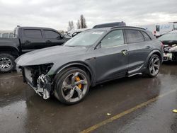 Salvage cars for sale at Vallejo, CA auction: 2023 Audi E-TRON S Premium Plus