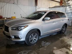 Salvage cars for sale from Copart Tulsa, OK: 2020 Infiniti QX60 Luxe