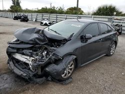 Salvage cars for sale at Miami, FL auction: 2020 Toyota Corolla LE