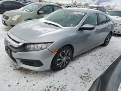 Honda salvage cars for sale: 2017 Honda Civic LX