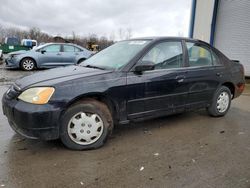 Salvage cars for sale at Duryea, PA auction: 2002 Honda Civic LX